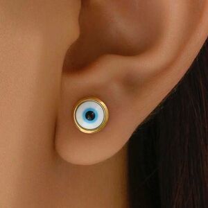 3for$20 1 Pair Of Fashionable And Simple All-Match Cute Eye & Turquoise